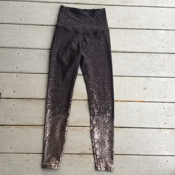 Beyond Yoga Pants - Beyond Yoga Ombre Metallic Leggings S